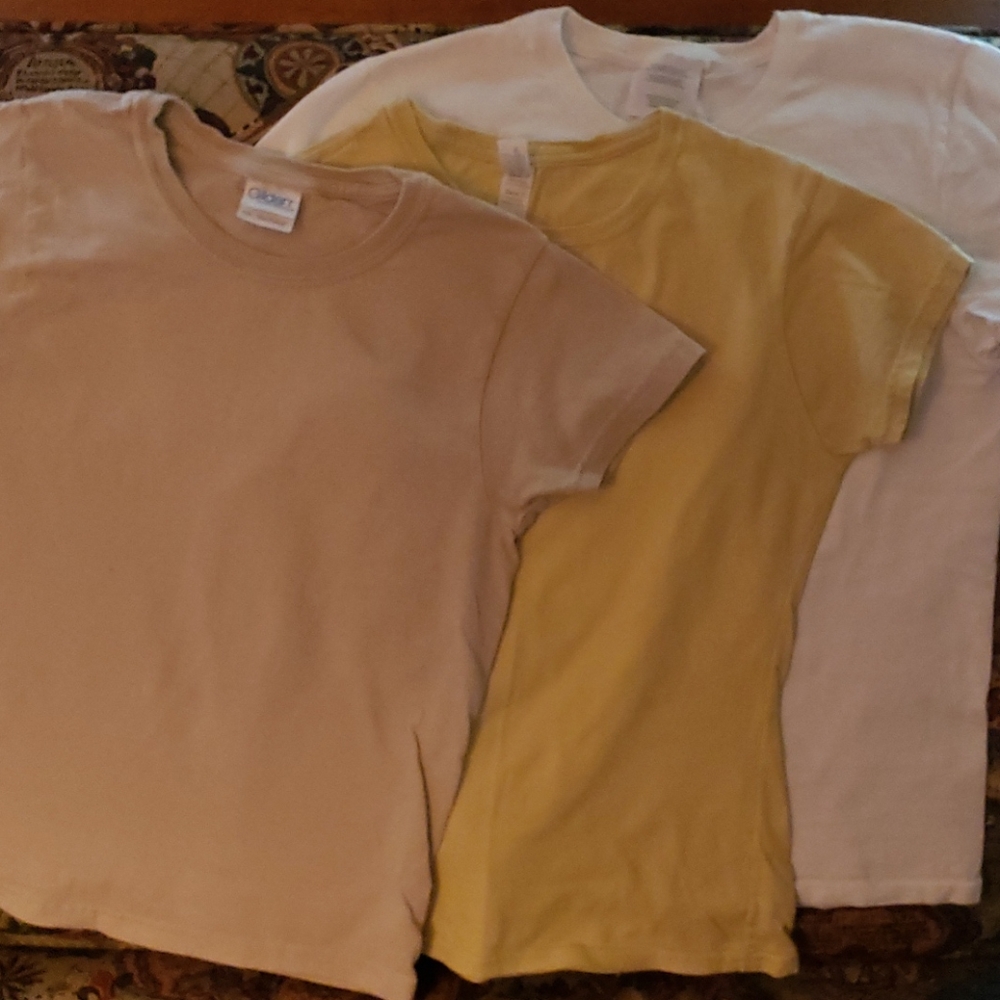 3 EUC solid tees